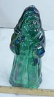 Vintage Fenton Iridescent Carnival Glass Santa Clause Figure Statue Christmas !