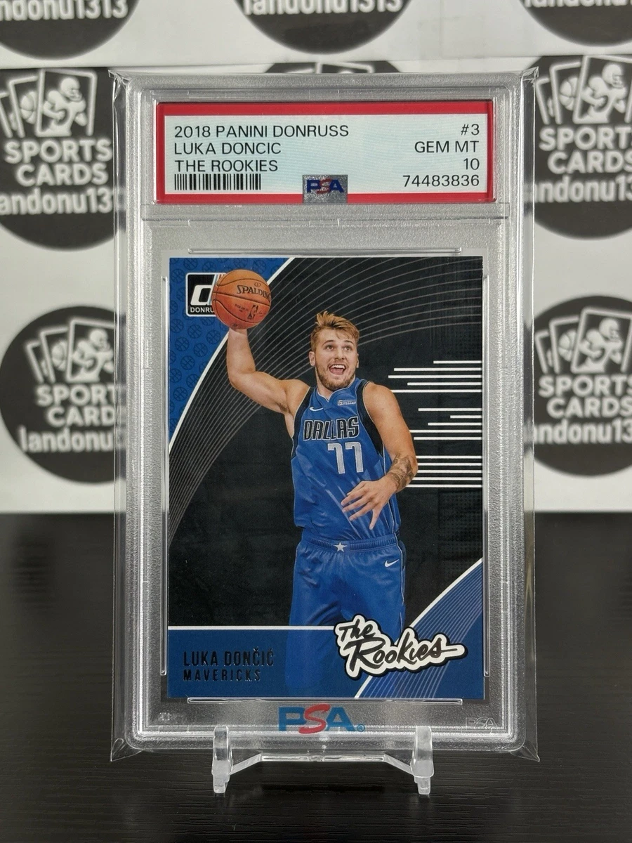 Luka Dončić 10 Graded Basketball Rookie Sports Trading Cards