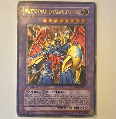 Konami Yu-Gi-Oh! VWXYZ-Drachenkatapultkanone EEN-DE031 1. Auflage Ultimate rare