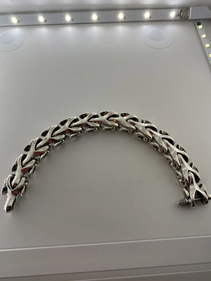 Pulsera Stephen Webster Londres/Plata maciza pesada. Pieza extremadamente rara Foto 3 de 4