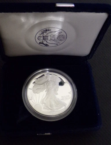 1994 WALKING LIBERTY AMERICAN EAGLE .999 FINE SILVER DOLLAR PROOF 1oz. $1 USA