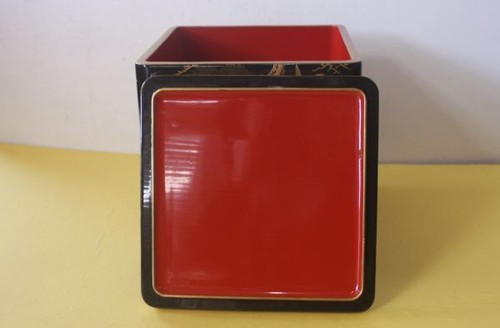 Wajima Lacca Jubako Scatola 3 Livelli Gru Tartaruga Oro Maki-e Giappone Vintage - Foto 4 di 10