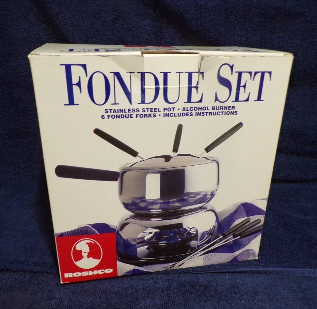 Roshco Fondue Set: Stainless Steel w/6 Forks
Opens in a new window or tab