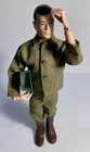 1964 GI Joe Early RARE Black Soft PH With Hasbro Made In Japan Shirt And Pants.