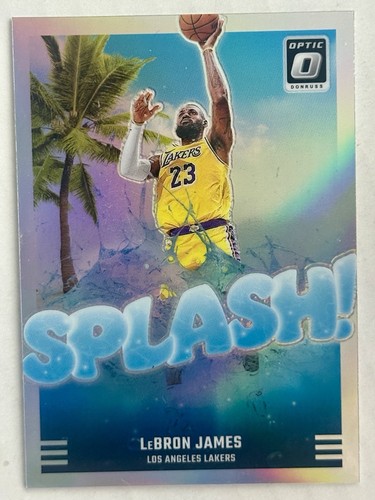 LeBron James [Holo] #5 2024 Panini Donruss Optic Splash card