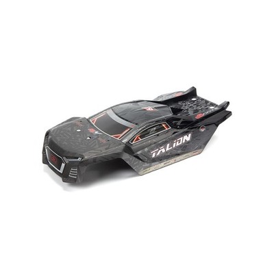 1/8 Painted Decaled Trimmed Body, Black : Talion 6S BLX, ARA406161