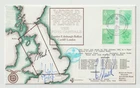 13/10/1983 UK GB Cover - World Record Flight The Four Capitals - HANDSIGNED