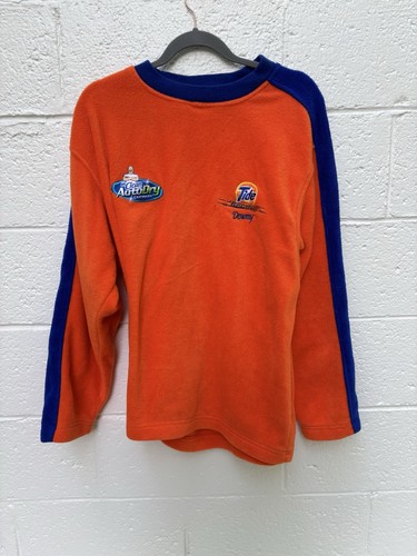 Vintage 90s Tide Downy Racing Men’s Size M Orange Fleece Pullover Sweater - Picture 8 of 8