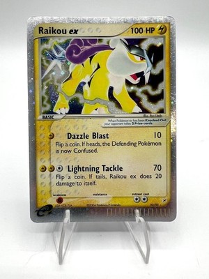 Pokemon Karte Raikou ex 92/95 Holo Team Magma v Team Aqua Englisch Good Vintage