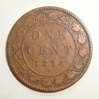 1876 Canada Large Cent — photo from another recent sale