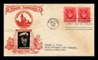 DR JIM STAMPS US COVER JOHN PHILIP SOUSA FAMOUS AMERICANS FDC CROSBY PHOTO