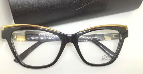  GAFAS CAZAL TITANIO NEGRO COL.001 MOD.2502 NEGRO Y DORADO LEER ANUNCIO - Imagen 1 de 12