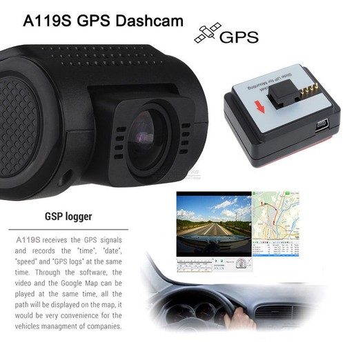 VIOFO A119S 2.0" Capacitor Novatek 96660 HD 1080p 60fps Car Dashcam Camera + GPS - Picture 5 of 6