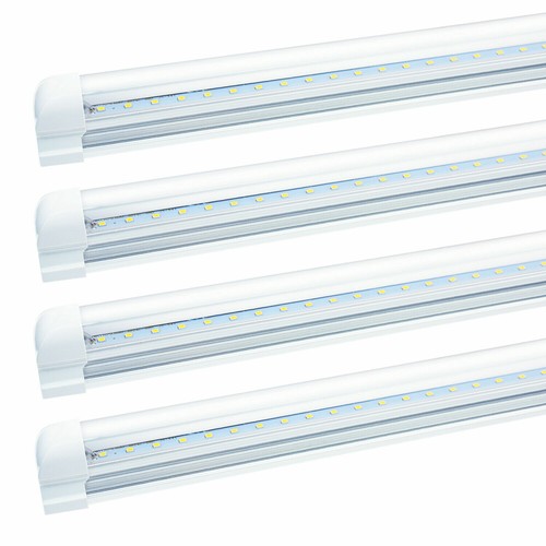 4PCS/Pack T8 Integrated 2FT 3FT 4FT 5FT 6FT 8FT Linkable LED Shop Light Fixture - Picture 8 of 12