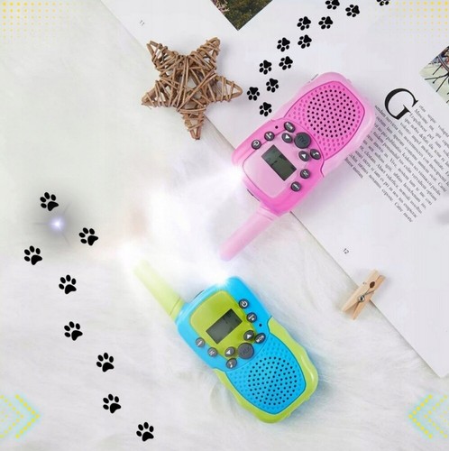 2X Walkie Talkie für Kinder Funkgeräte Sprechfunkgeräte mit LCD-Taschenlampe DHL - Bild 13 von 24