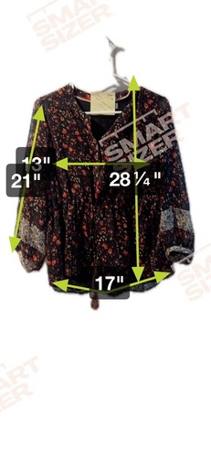 John Paul Richard FLORAL MANGA LARGA TÚNICA BLUSA CORDÓN CINTURA Petite M - Imagen 4 de 4