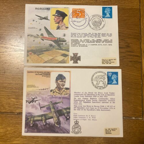 GB 1976-1978 Selection of Nine RAF RAFM HA Series Flown Covers: SHSs/Cachets (2) - Picture 2 of 11