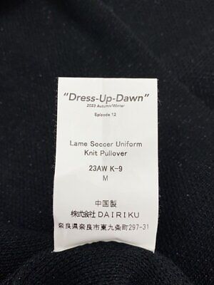 Dairiku Lame Soccer Uniform Knit Pullover/Polo Shirt/M Dairiku Lame Soccer Uniform Knit Pullover/Polo Shirt/M