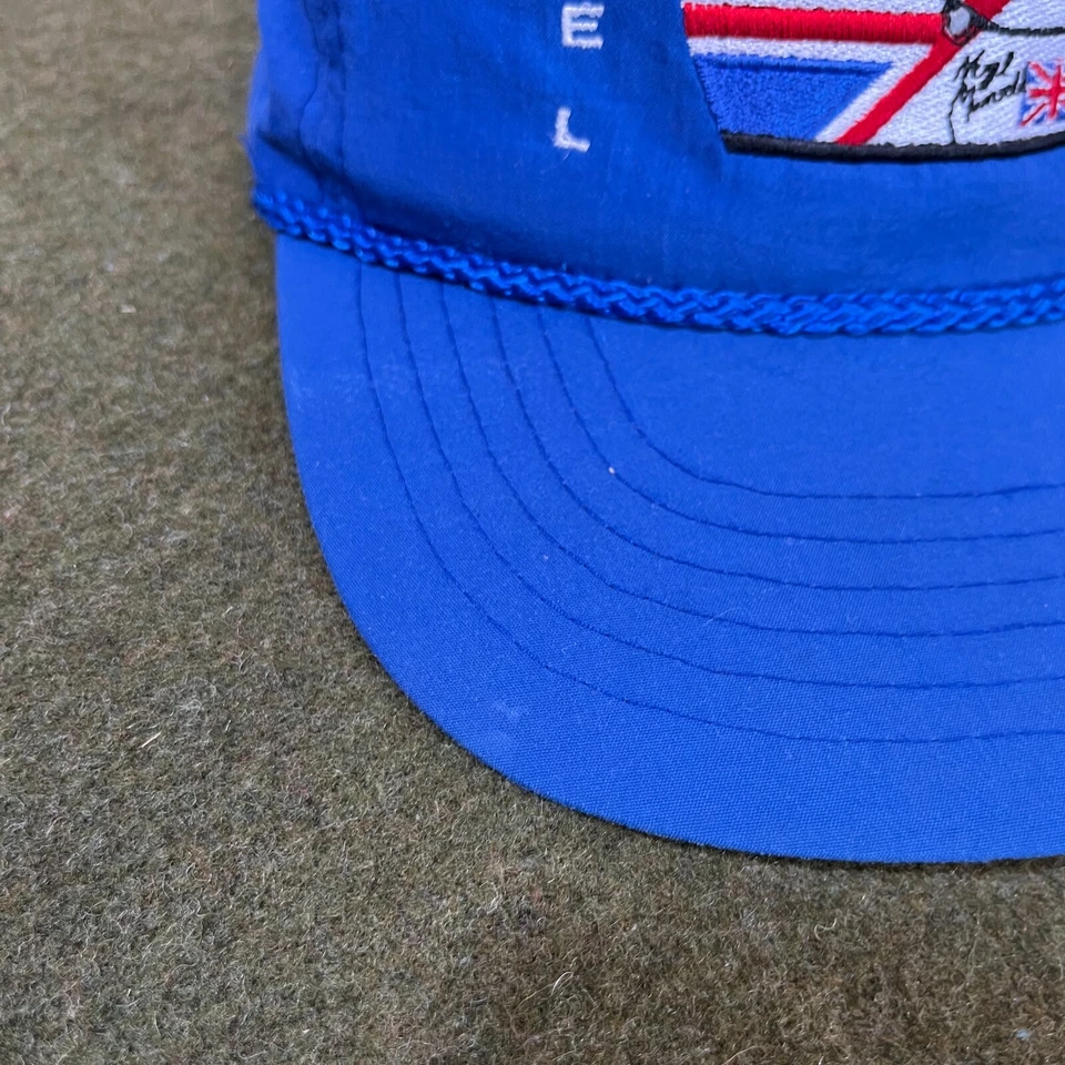 De colección Años 90 Nigel Mansell Williams Fórmula 1 F1 Gorra Gorra Snapback Campeón del Mundo Foto 4 de 4