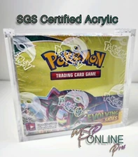 Pokemon Magnetic Booster Box Acrylic Case! Pokémon Card Protective Display!