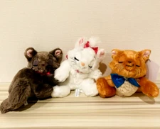 The Aristocats Plush Toy Marie Toulouse Berlioz Set of 3 Tokyo Disney Resort