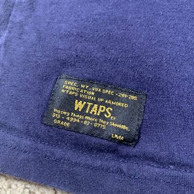GOODY JAPAN　WTAPS Urban Territory WTAPS Shirt Mens Large Navy Shirt Streetwear Urban Territory
