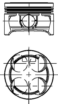 FAI AutoParts PK94-050 Piston for CHEVROLET OPEL VAUXHALL