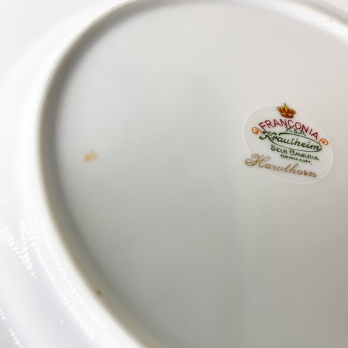 Franken Krautheim Weißdorn Essteller 10 3/4" Selb Bayern Deutschland Porzellan - Bild 21 von 24