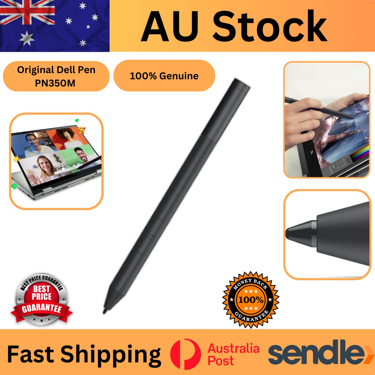 Palm Rejection Stylus For Dell Latitude 3190 DELL Active Stylus