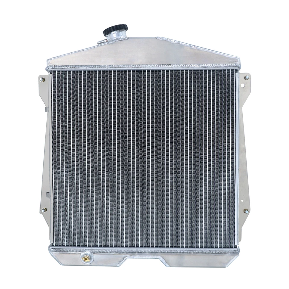 Radiador de 3 filas + relé de ventilador de cubierta para Chevrolet Fleetline FleetMaster L6 43-1948 Foto 4 de 4