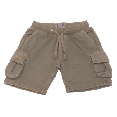 4951AB bermuda tuta bimbo BOY SP1 fango beige sweatpant shorts kid