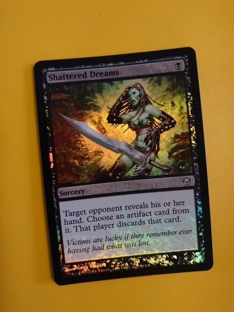 MTG Card.  Shattered Dreams  FOIL  Fifth dawn Sorcery as  pics - Image 4 of 4