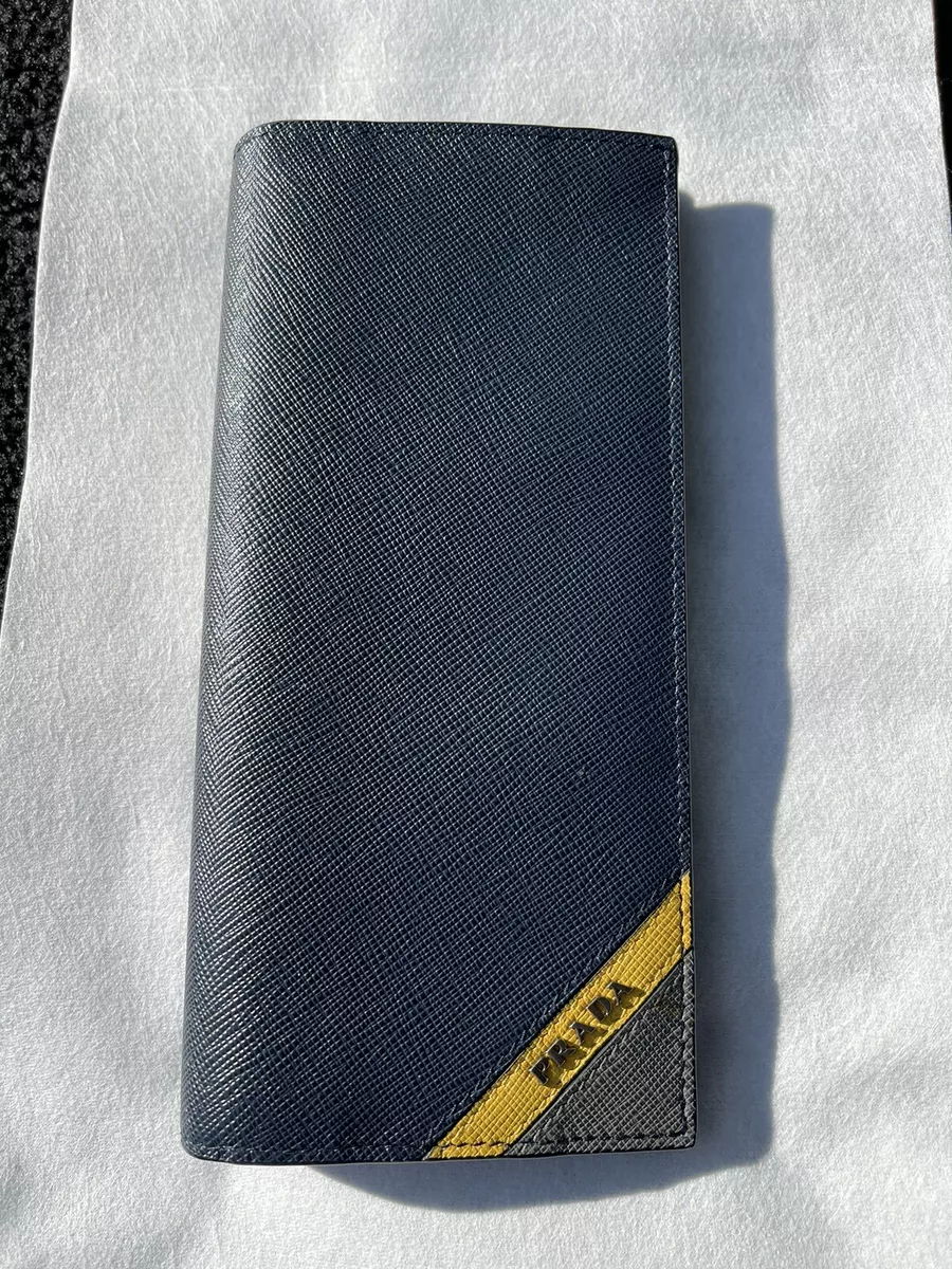 Prada saffiano top mens wallet