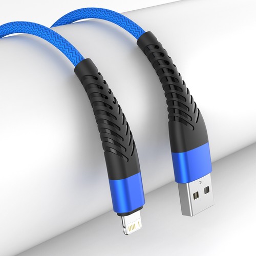 Cavo USB intrecciato ricarica rapida cavo ricarica rapida per iPhone 13 14 Pro Max iPad - Foto 13 di 15