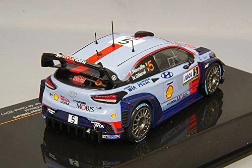 IXO 1/43 MODELLINO AUTO RALLY HYUNDAI i20 COUPE WRC NEUVILLE TOUR DE CORSE 2017 - Immagine 3 di 4