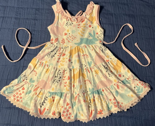 Cheeky Plum Toddler Girl Size 6-12 Months Sleeveless Dress NWT - Picture 10 of 10