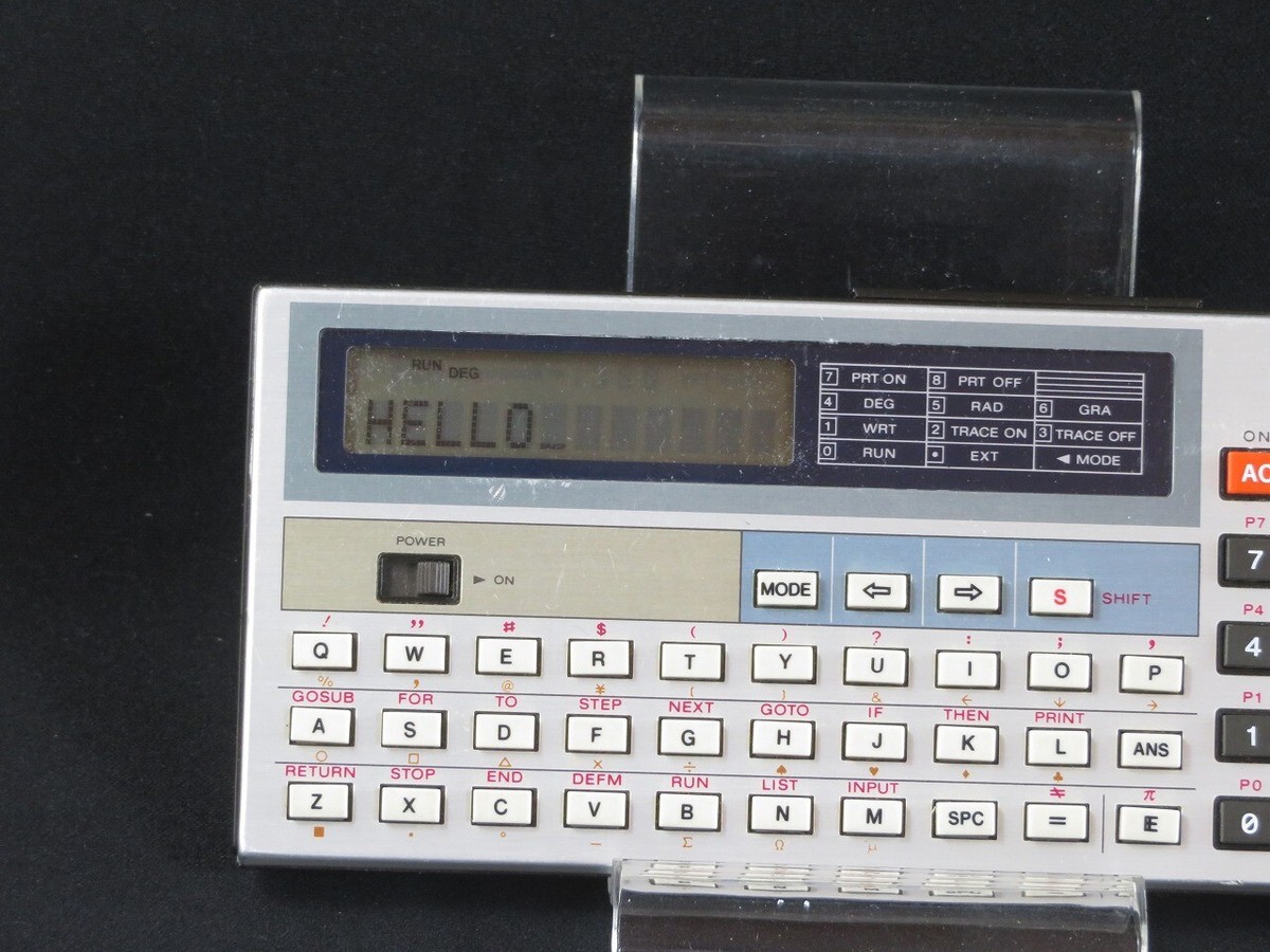 VINTAGE CASIO PB-100 mini Personal Pocket Computer Basic Language VINTAGE CASIO PB-100 mini Personal Pocket Computer Basic Language