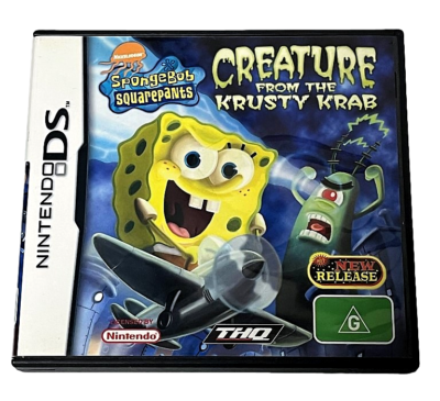 Spongebob Squarepants Creature From the Krusty Krab Nintendo Spongebob Squarepants Creature From the Krusty Krab Nintendo