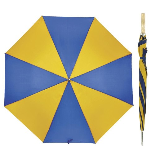 A2Z Golf Umbrella Super Deluxe Auto Open Rain Wind Resitant Asst Stripes Canopy - Picture 3 of 6
