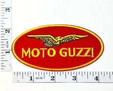 Embroidered Patch - Moto Guzzi - Italian Motorcycles - NEW - Iron-on/Sew-on 