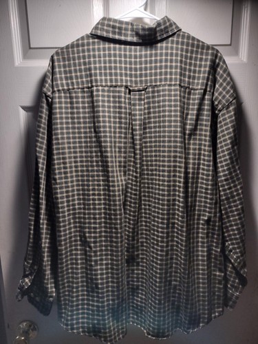 Men's Foundry & Kahkis XLT Plaid Flannel Long Sleeve Shirt H105 - Picture 6 of 9