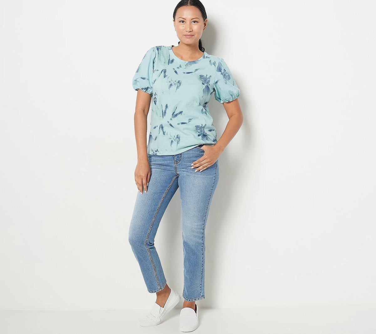 トップス Pint3104 Blu Pepper Sweater Knit V-Neck Short Sleeve Top | Dillard's
