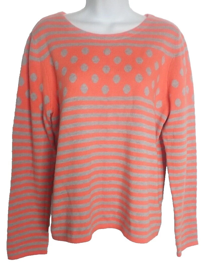 Suéteres femininos de algodão com bolinhas Anthropologie