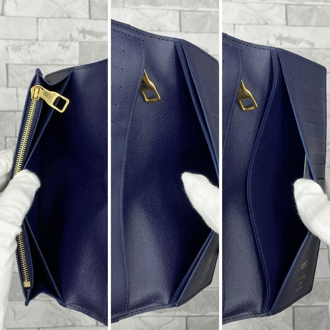 Louis Vuitton Portefeuille Brazza NM Monogram Bleach Denim Louis Vuitton Portefeuille Brazza NM Monogram Bleach Denim