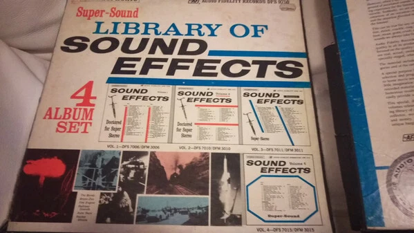 No Artist - Library Of Sound Effects  (4xLP + Box) (Very Good (VG)) - Image 3 of 4
