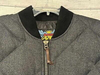 Eddie Bauer 1936 Skyliner Model Down Jacket Zip Gray Quilted Eddie Bauer 1936 Skyliner Model Down Jacket Zip Gray Quilted