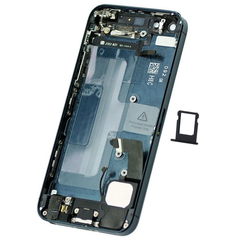 Para Apple iPhone 5 5s Carcasa Completa Marco Medio Trasero Batería Cubierta Puerta Trasera Nuevo Foto 3 de 4