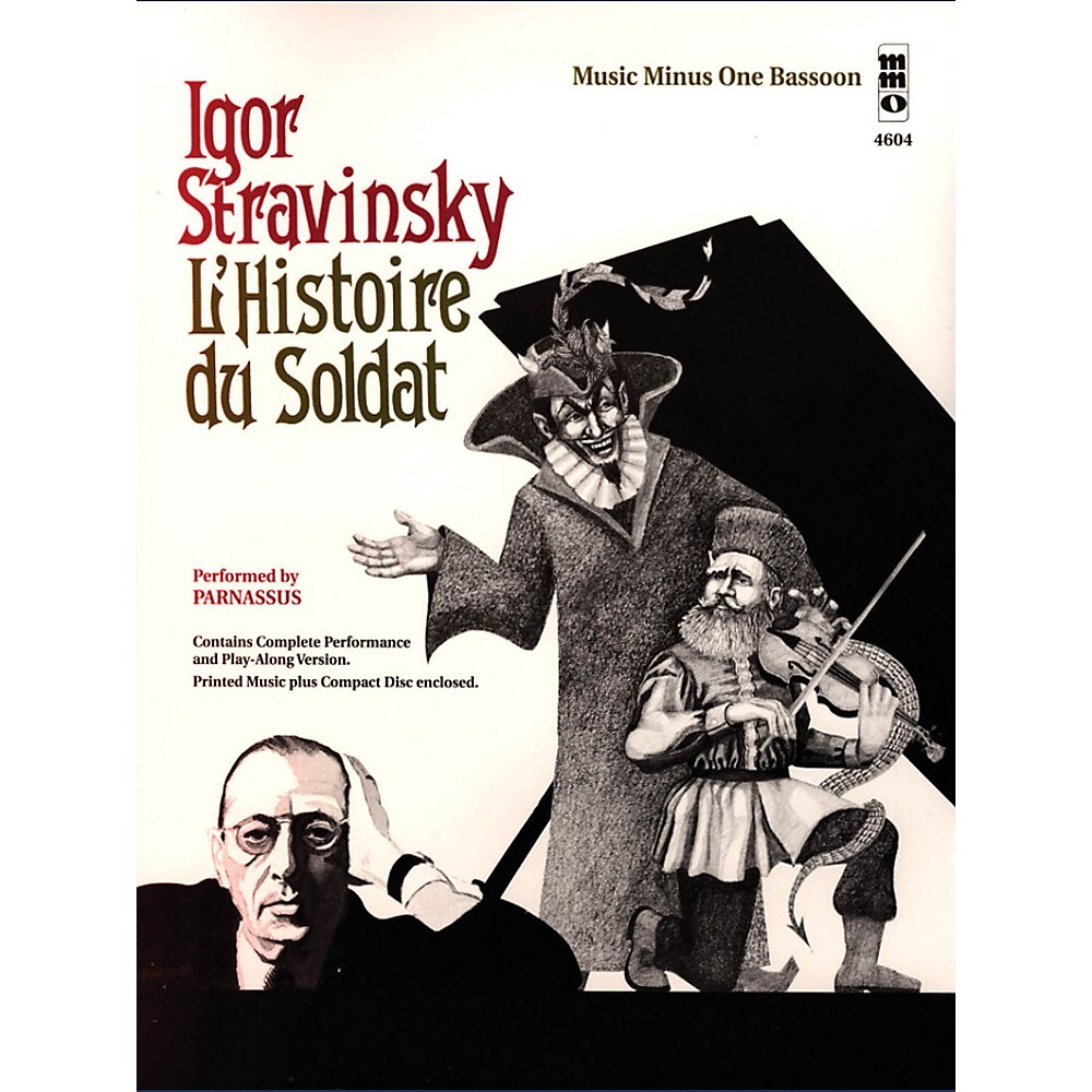 Музыка минус один Игорь Стравинский - История солдата в мягкой обложке с CD