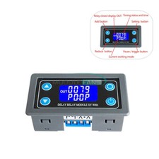 1-CH Delay Relay Module XY-WJ01 Digital LCD Display Cycle Timing Circuit Switch