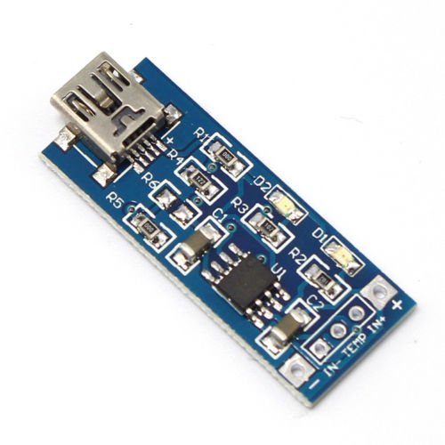 5 Stck. Mini USB 5V 1A Lithium Akku Ladeplatine Lademodul in 4-8 V TP4056 - Bild 1 von 1